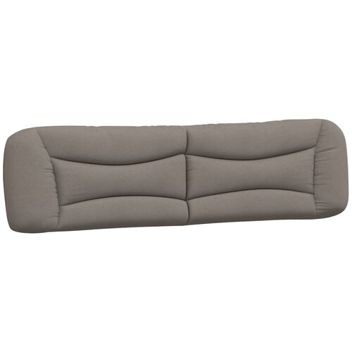 vidaXL Jastuk za uzglavlje smeđesivi 200 cm od tkanine Cijene