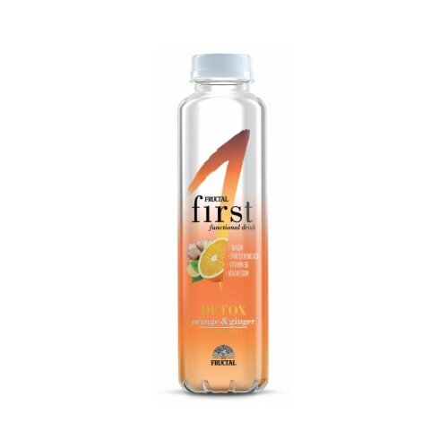 Fructal first voda detox negazirana pomorandža-djumbir 0.5L Cene