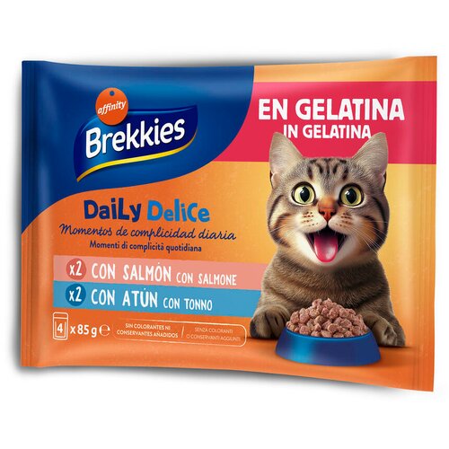Brekkies Daily Delice 4 x 85 g - Losos i tuna Cijene