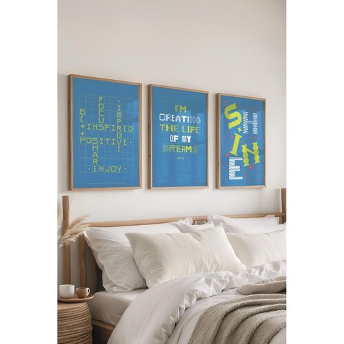 WALLXPERT Č-300571 - 5070 Vi&scaron;enamenski dekorativni set slika (3 komada) Cene