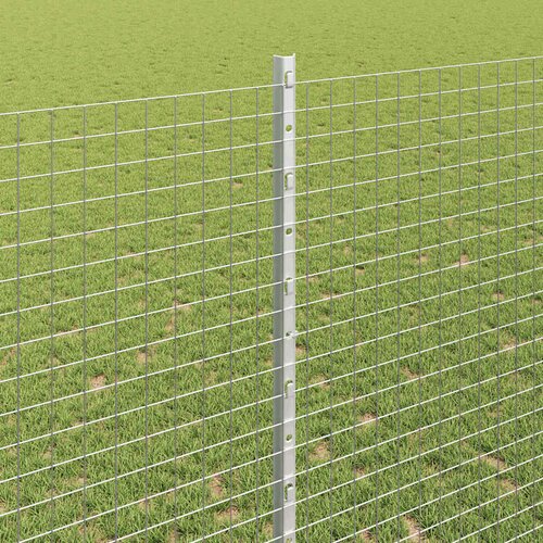  Zatvorena žičana ograda s postovima 10 x 1,4 m Pocinčani čelik Slike