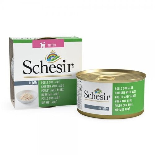 Schesir kitten piletina sa alojom 85gr Cene