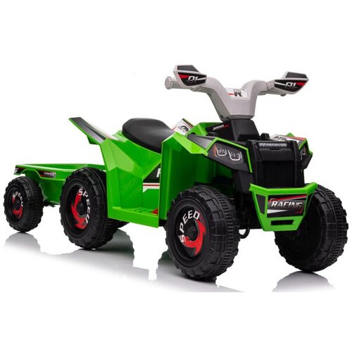 Quad na akumulator s prikolico XMX630T - zeleni Slike