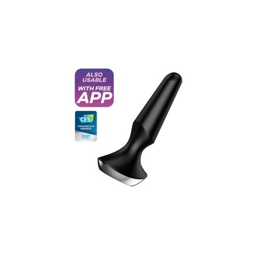Satisfyer vibracijski analni čep Plug-ilicious 2, crni Cijene