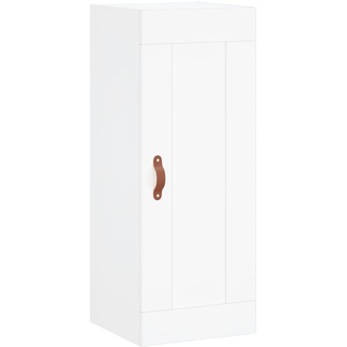  Visoka komoda bijeli 34,5x34x180 cm od konstruiranog drva Slike