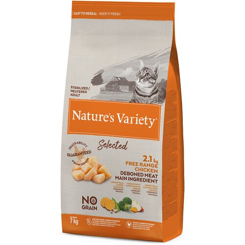 Nature’s Variety Selected Sterilised s pi&scaron;čancem iz proste reje - Varčno pakiranje: 2 x 7 kg Cijene