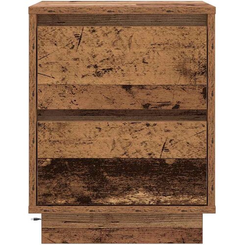  Noćni ormar s ladicama 2 pcs Staro drvo 39 x 34,5 x 50 cm Slike