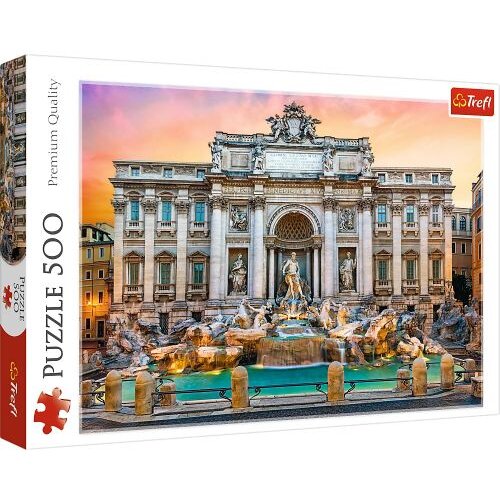 Trefl 500 pcs. Trevi Fountain, Rome Trefl 37292 Cene