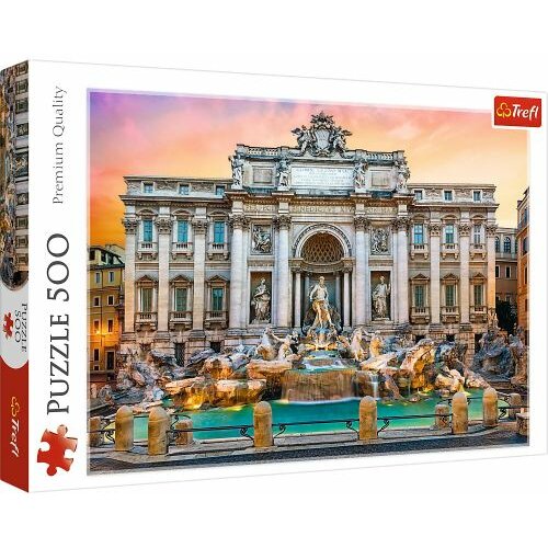 Trefl puzzle fontana di trevi u rimu - 500 delova Slike