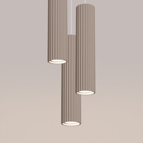  Brilagi - LED luster na sajli CRESTO 3xGU10/10W/230V taupe Slike