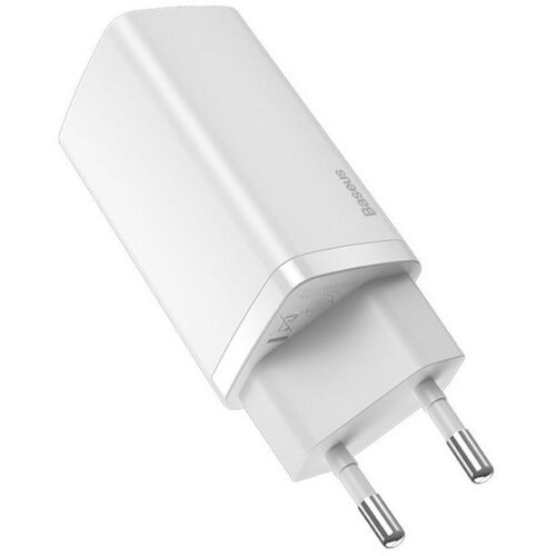 Baseus adapter hišni polnilec 220V Gun2Lite quick charge 65W vhod 1x usb a in 1x type c - original (eu blister) bel Cene