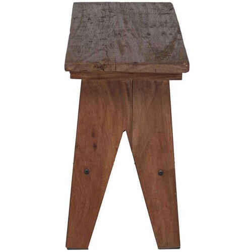  Klupa Prirodna 100 x 30 x 50 cm Čvrsto drvo iz reciklaže Slike