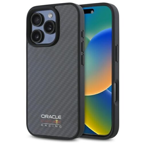 Red Bull HARDCASE KARBONSKA VLAKNA ZA MAGSAFE ZA IPHONE 16 PRO 6.3 ČRNA, (21970713) Cene