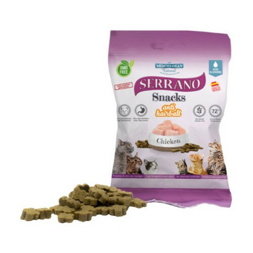 Mediterranean Natural serrano snacks poslastice za mačke - piletina 100gr Cene