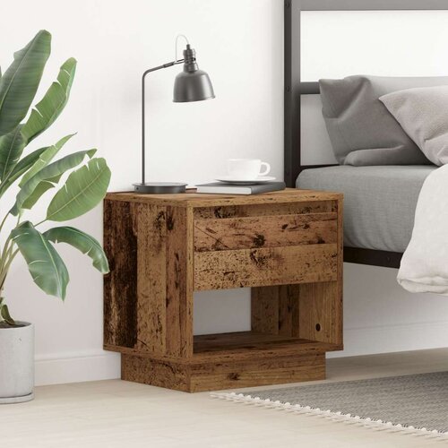  Noćni ormarić Stari drvo 45x34x44 cm Enginerirano drvo Cijene