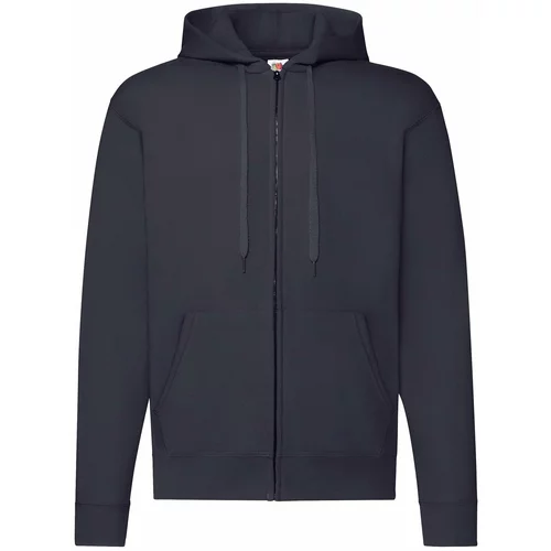 Fruit Of The Loom Navy Zippered Hoodie Classic