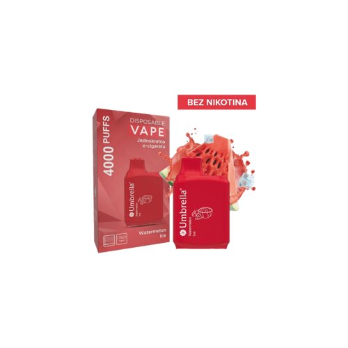 Umbrella 4000 Puffs Watermelon Ice 0mg Slike