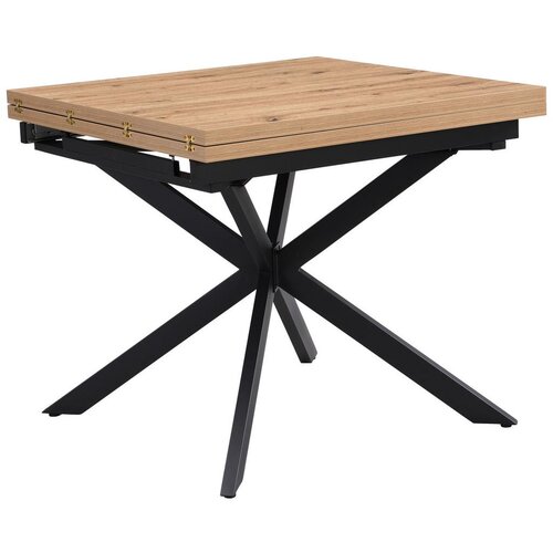 XXXL Jedilna Miza Elio, Barva Hrasta, 90-180x90 Slike