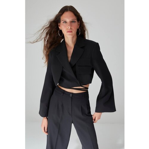 Trendyol Limited Edition Black Blazer Jacket Slike