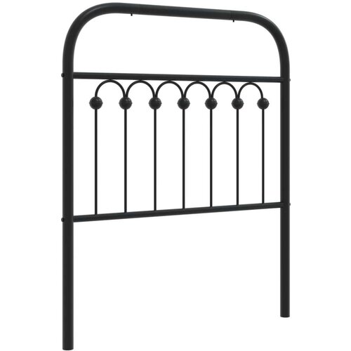 vidaXL Metalno uzglavlje crno 80 cm Cene