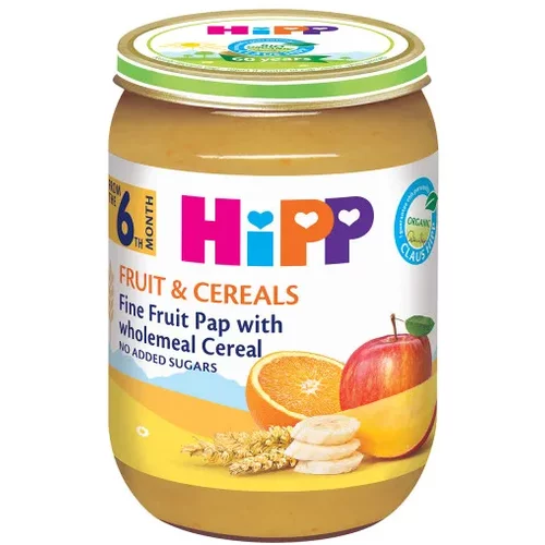 Hipp kašica integralne žitarice sa voćem 190g