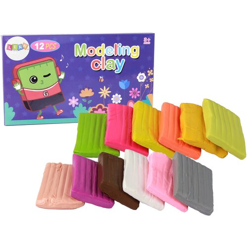  Modeling Clay 12 Colors Pastel Vibrant Colors Mix Set Cene