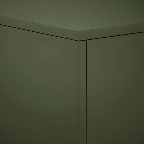  Stalak za biljke 2 pcs Maslinastozelena 40 x 40 x 80 cm Čelik - Maslinastozelena 2x (40 x 40 x 80 cm) Slike