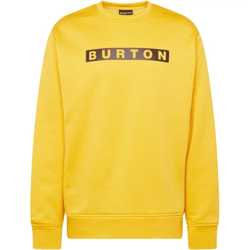 Burton Športna majica 'Oak' rumena / črna
