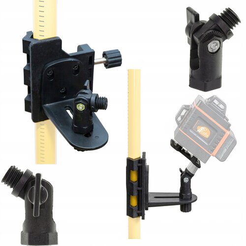Rosfix SET ADAPTER IN POLICA ZA LASERSKO NIVELIRKO &ndash; 5/8" NAVOJ, NASTAVLJIV KOT, STABILNA NAMESTITEV, (5000075876) Cene