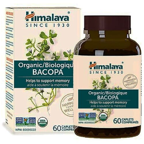 Himalaya Brahmi bacopa organic 60 cps Slike