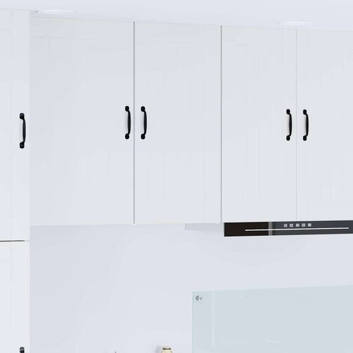 vidaXL Stenska kuhinjska omarica Visok sijaj bela 40 x 31 x 80 cm Cene