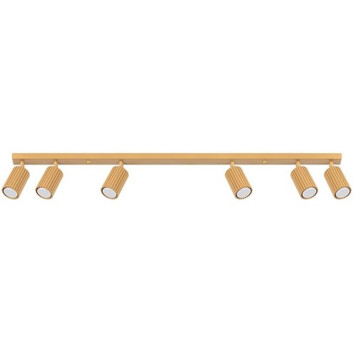 Nice Lamps Stropna svjetiljka u zlatnoj boji 6,5x117 cm Gleam – Cijene