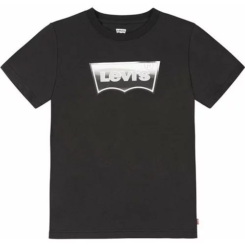 Levi's Otroška kratka majica črna barva