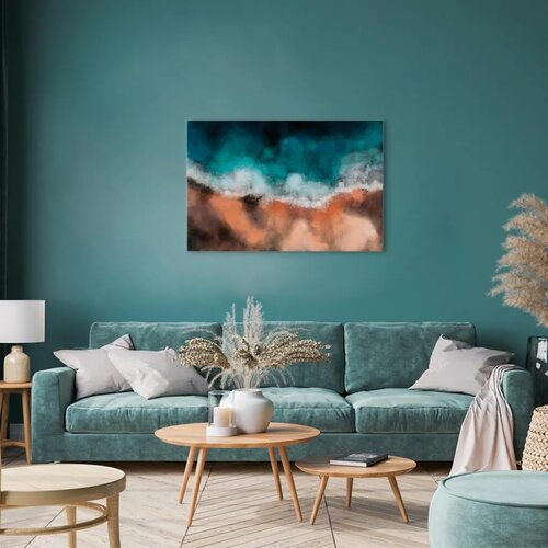  Slika - Waves in the Sand (1 Part) Wide 90x60 Akustična Cene