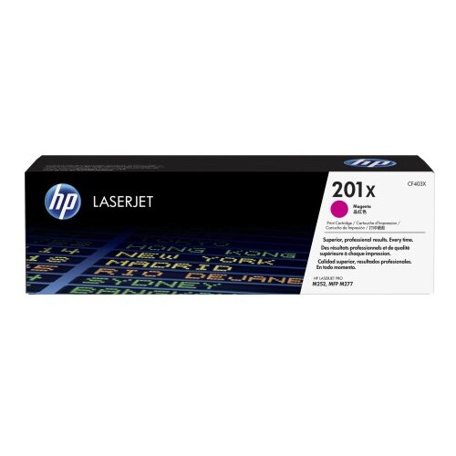 HP 201X toner kartu&amp;scaron;a, magenta, 2.300 strani, z visoko zmogljivostjo Slike