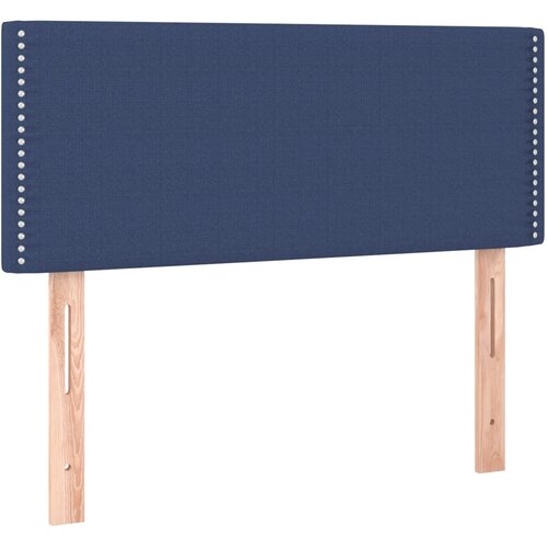 Maison Chic posteljno vzglavje - vzglavna omarica - nočna omarica modro 80x5x78/88 cm blago, (21705600) Slike