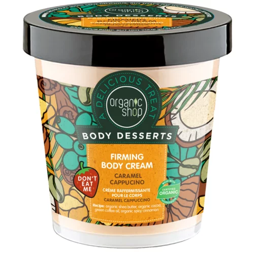 Organic Shop krema za telo - Body Dessert Caramel Cappuccino Repairing Body Cream (450ml)
