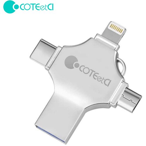  USB flash memorija Coteci CS8836 128GB USB 3.0/micro USB/Type C/lightning Cene