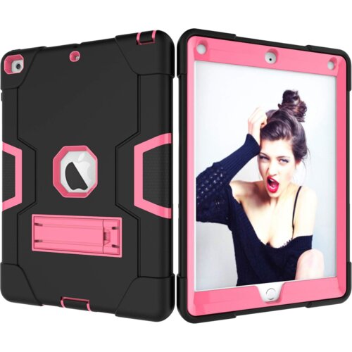 NIKCORP Ovitek za iPad 10.2 2021/20/19, robusten za&scaron;čitni etui s stojalom, odporna plastika in silikon, ojačani robovi, roza barva, (5000139285) Cene