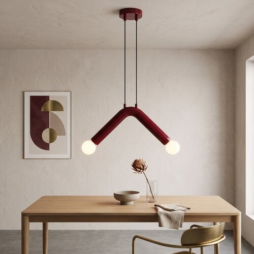 Opviq luster Balance 20551-J, 2 × E14, bordo Cene