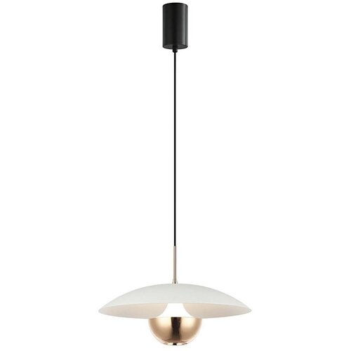  LED luster na sajli VALIA LED/9W/230V bela/zlatna Slike