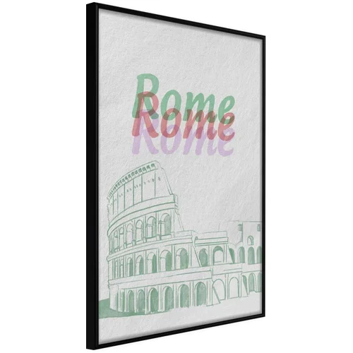  Poster - Pastel Rome 30x45