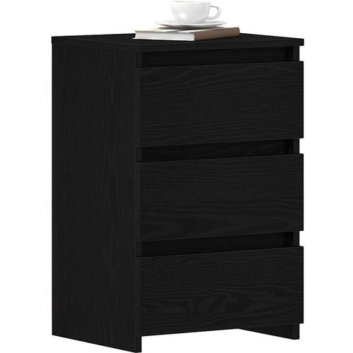  Noćni ormar s ladicama 2 pcs Crni hrast 40 x 35 x 62,5 cm Slike
