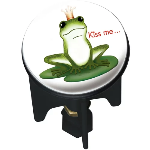 Wenko dekorativni čep za umivaonik (žaba, promjer: 3,9 cm)
