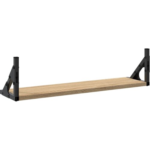  Zidne police 2 kom Boja hrasta sonome 60x15x15,5 cm Slike