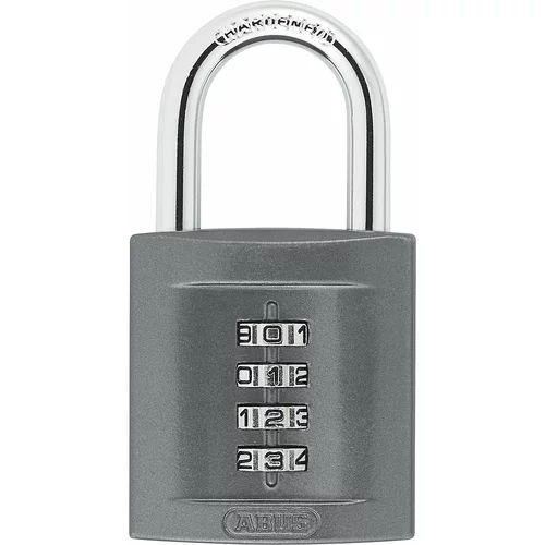 Abus Ključavnica na šifro, 158/50 B/SB, DE 3 kosi, črne barve