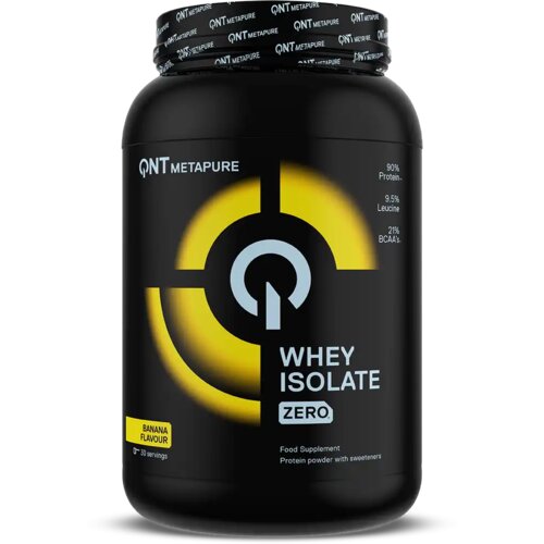 QNT metapure whey protein isolate &amp;ndash; čist i brzo apsorbujući protein - jagoda, banana 908g Slike