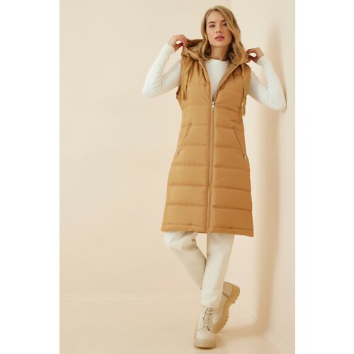 Happiness İstanbul Vest - Brown - Puffer Slike