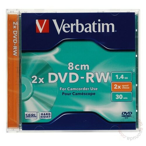 Verbatim DVD-RW 8CM 1.46GB 43514 disk Slike