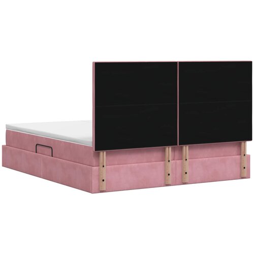  Krevet s od storage s uzglavljem Ružičasta 180 x 200 cm Bar&amp;scaron;un Slike